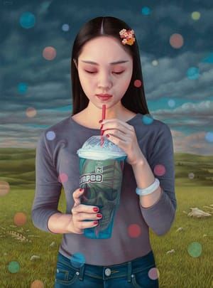 Artwork Title: Contemplation (Slurpee)