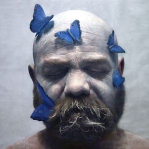 Artwork Title: Francisco With Butterflies