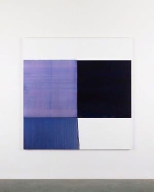 Artwork Title: Exposed Painting Blue Violet