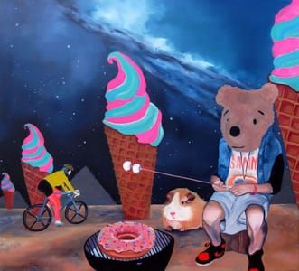 Artwork Title: Mellow Guinea Ride