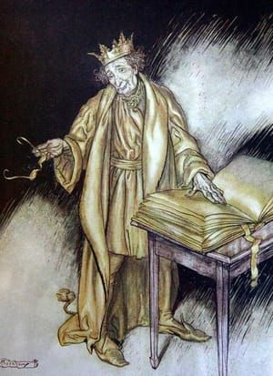 Artwork Title: King Midas trying to read