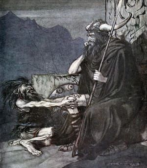 Artwork Title: “Swear to me, Hagen, my son!”