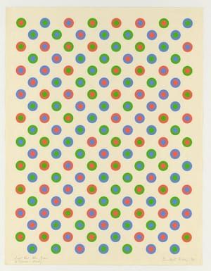 Artwork Title: Light Red, Blue, Green: Dispersal Study