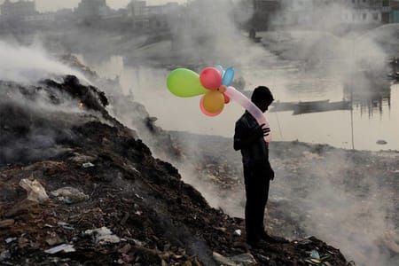 Artwork Title: Life Along The Polluted River