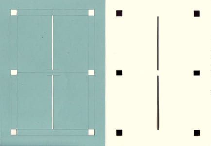 Artwork Title: B/W photogram and paper negative (29)