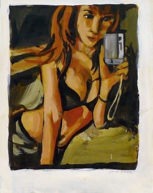 Artwork Title: Relax With Amazing Lady