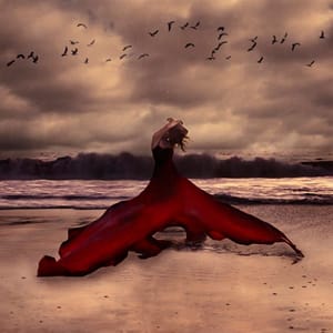 Artwork Title: Red Whale