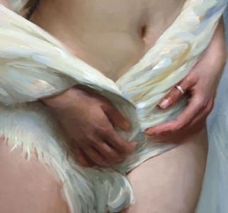 Artwork Title: Detail of a recent painting