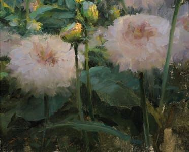 Artwork Title: Pink Dahlias
