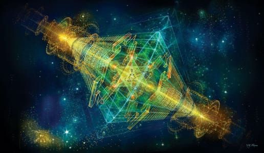 Artwork Title: The cosmic structur