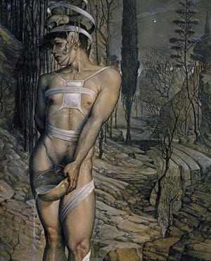 Artwork Title: Self Portrait in the Night
