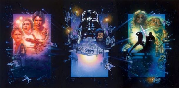 Artwork Title: Star Wars triptych