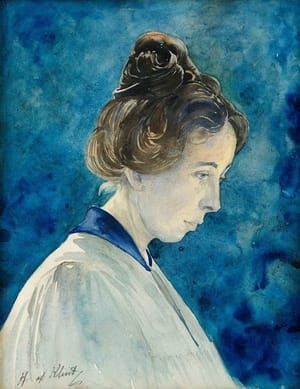 Artwork Title: Självporträtt (Self Portrait)