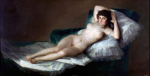 Artwork Title: La Maja Desnuda (The Nude Maja)