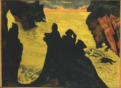 Artwork Title: La Mer Jaune, Camaret