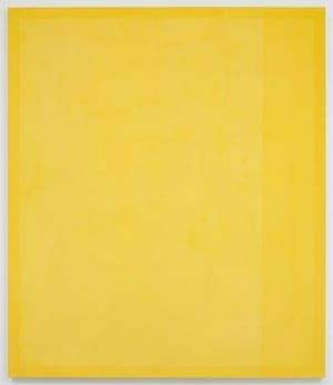 Artwork Title: Mounted Baffle with Four Yellows