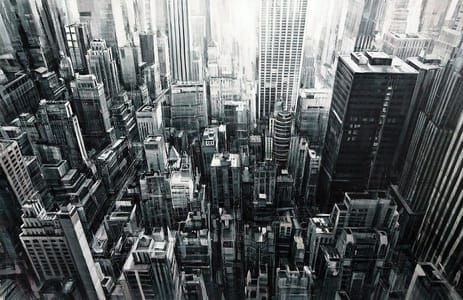 Artwork Title: Early Morning in Manhattan