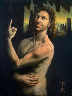 Artwork Title: Self Portrait in the Manner of Leonardo