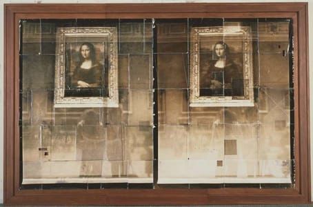 Artwork Title: Double Mona Lisa with Self-Portrait