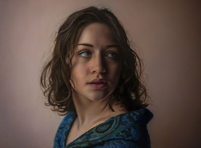 Artwork Title: Blue Shawl
