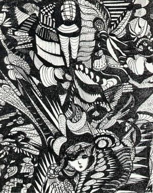 Artwork Title: Visage Misterieux