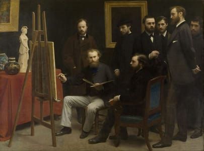 Artwork Title: Un atelier aux Batignolles (A Studio at Les Batignolles)
