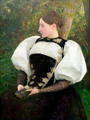 Artwork Title: A Woman from Bern, Switzerland