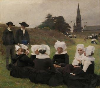 Artwork Title: Les Bretonnes au Pardon