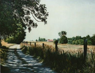 Artwork Title: Feldweg auf der Insel Poel