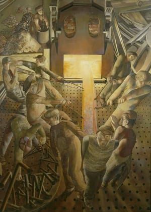 Artwork Title: Shipbuilding on the Clyde: Furnaces