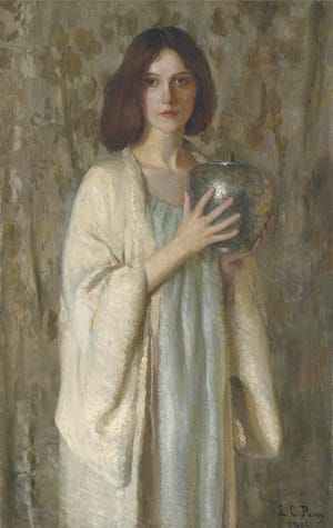 Artwork Title: Woman with a Silver Vase