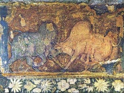 Artwork Title: Fighting Bulls