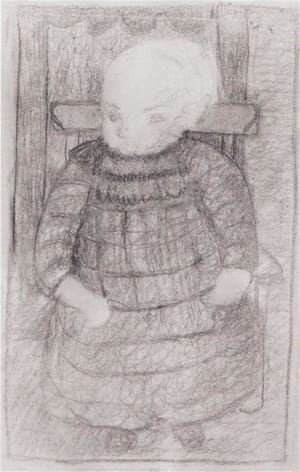 Artwork Title: Seated child in an Armchair