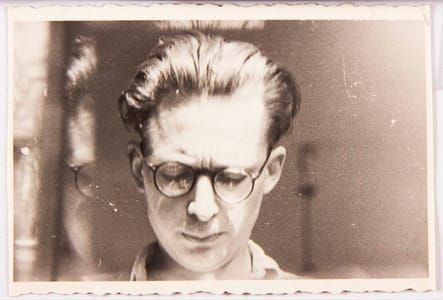 Artwork Title: Self Portrait with Glass Reflection