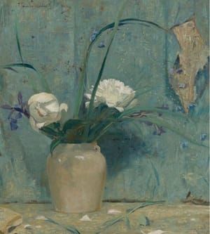 Artwork Title: Peonies and Irises