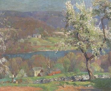 Artwork Title: Byram Hills, Springtime
