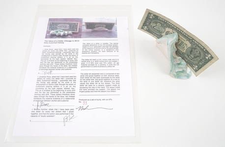 Artwork Title: The Value of a Dollar