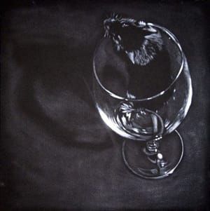 Artwork Title: Mouse in Glass with Shadow 4