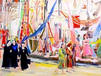 Artwork Title: Nuns Shopping