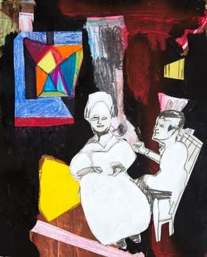 Artwork Title: Under Stained Glass