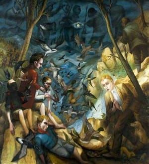 Artwork Title: Painting in Defense of Migrants