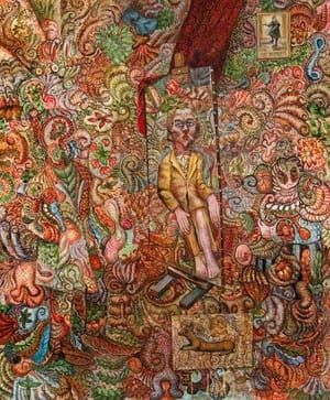 Artwork Title: Waiting - Paisleycus Byrnicus Virus Invading Mr Gray