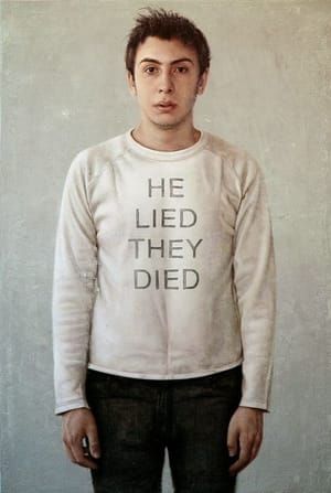 Artwork Title: He Lied, They Died
