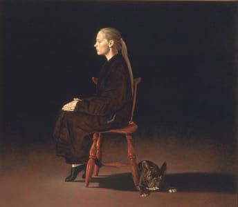 Artwork Title: Portrait of Kelley M. (with Mavis)
