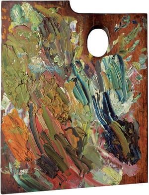 Artwork Title: Palette of Vincent van Gogh