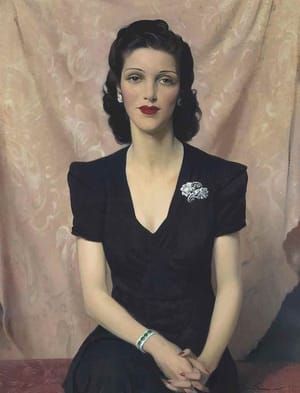Artwork Title: Portrait of Francine Clore