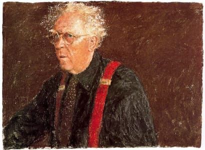 Artwork Title: Self-Portrait With Suspenders