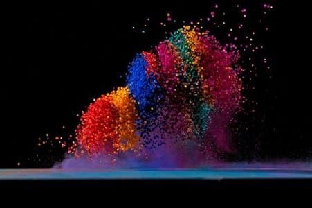 Artwork Title: Dancing Colors, Agathe Eyes