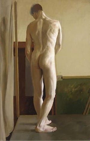 Artwork Title: Standing Male Nude