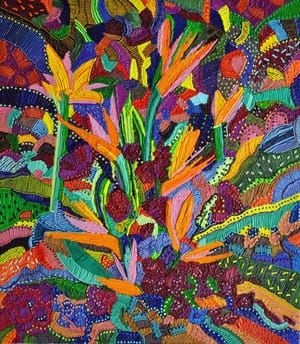 Artwork Title: Flock of Birds of Paradise